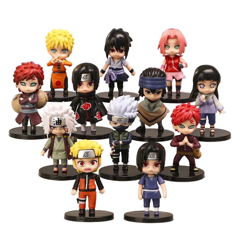 Naruto Shippuden 12Pcs PVC Figurine Set