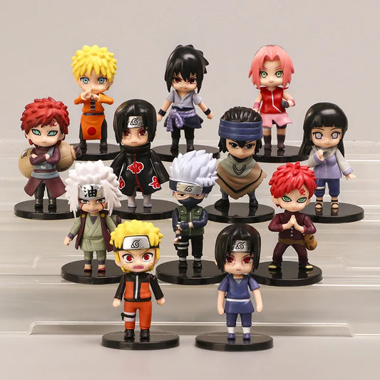 Naruto Shippuden 12Pcs PVC Figurine Set